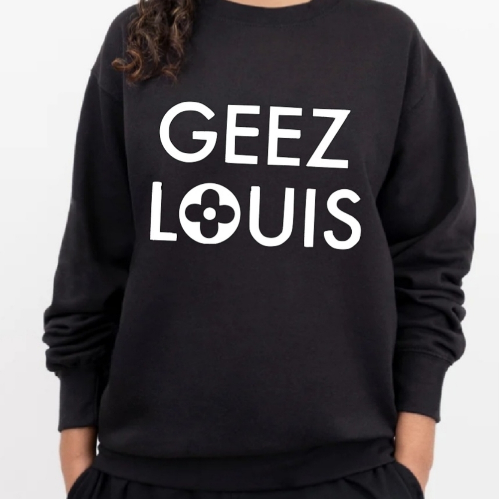 Fashion Sweatshirt unisex in black
